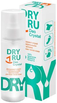 Dry ru Deo Crystal дезодорант-спрей с минеральными кристаллами 40г