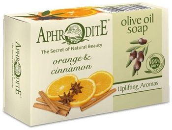 Aphrodite Мыло оливковое с апельсином и корицей 100 г