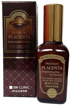 3W Clinic Плацента Сыворотка для век антивозрастной Premium placenta brightening day eye serum 50мл