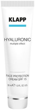 Klapp Hyaluronic Face Protection Cream SPF15 Солнцезащитный крем для лица 30мл
