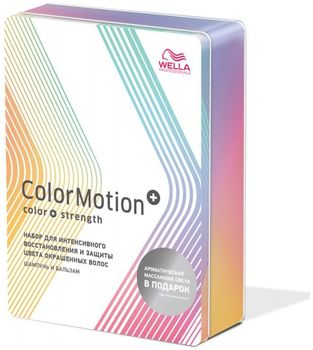 Wella Color Motion+ Набор Шампунь 250мл + бальзам 200мл + свеча