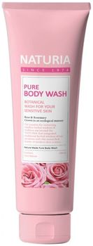 Naturia Гель для душа роза/розмарин Pure body wash Rose & Rosemary 100мл