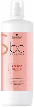 Schwarzkopf Bonacure Peptide Repair Rescue Шампунь мицеллярный для тонких и нормальных волос 1000мл