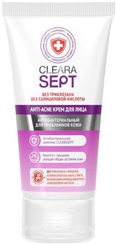 Cleara Sept Анти-акне крем антибактериальный для проблемной кожи 50мл