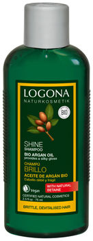 Logona Шампунь для восстановления блеска волос с Био-Аргановым маслом, мини 75мл