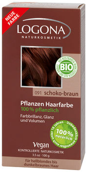Logona Растительная краска для волос 091 Шоколадно-коричневый 100г