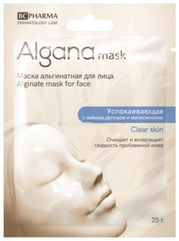 Beauty Care Маска альгинатная для лица успокаивающая с чайным деревом и миоксинолом clear skin 25г