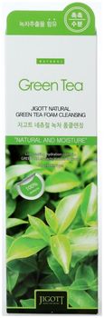 Jigott Очищающая пенка с экстрактом зеленого чая 180мл