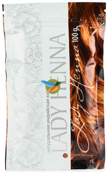 Lady Henna Натуральная хна для волос Коричневая 100г
