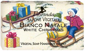 Florinda мыло Счастливого Рождества Bianco Natale Рождественский Снег 100г