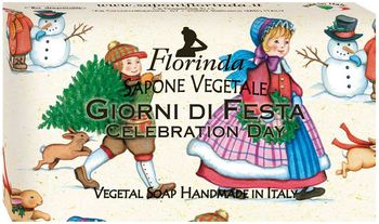 Florinda мыло Счастливого Рождества Giorni Di Fiesta Праздничный День 100г