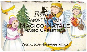 Florinda мыло Счастливого Рождества Magico Natale Магия Рождества 100г