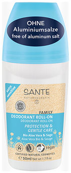 Sante Шариковый дезодорант для чувствительной кожи с Био-Алоэ Вера и Шалфеем 50мл