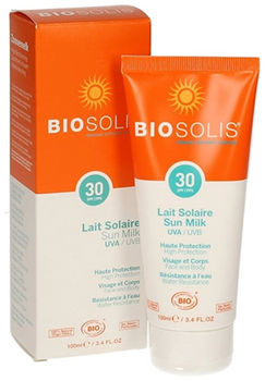 Biosolis Солнцезащитное молочко для лица и тела SPF 30 100мл
