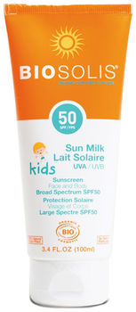 Biosolis Детское солнцезащитное молочко для лица и тела SPF 50+ 100мл