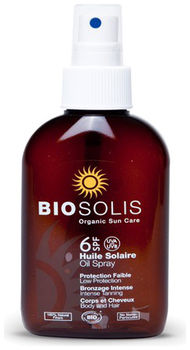 Biosolis Солнцезащитное масло для лица и тела SPF 6 125мл
