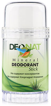 DeoNat Дезодорант кристалл с экстрактом Алоэ 80г