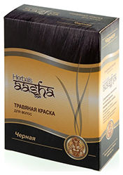 Aasha Травяная краска для волос Черный 60мл