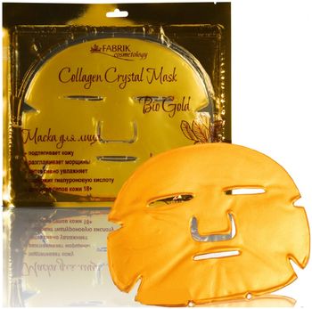Fabrik cosmetology Collagen Crystal Mask Bio Gold Маска для лица Био золотом N1