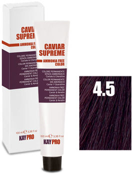KayPro 4.5 безаммиачная крем-краска caviar supreme средний коричневый махагон 100 мл