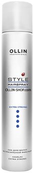Ollin Style Лак для волос экстрасильной фиксации 75мл