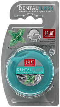 Сплат/Splat Professional зубная нить супертонкая с волокнами серебра и экстрактом мяты 30 метров