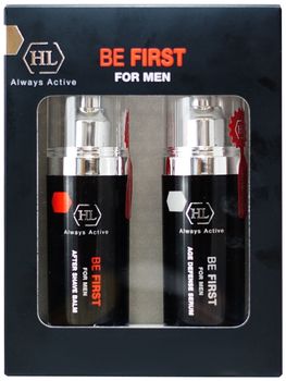 Holy Land набор BE FIRST After-Shave Balm + BE FIRST Skin Smoother (бальзам после бритья 50мл + увлажняющая сыворотка после бритья 50мл)