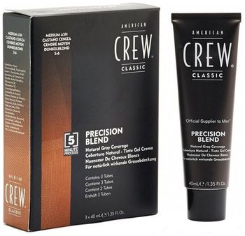 American Crew Precision Blend Краска для седых волос пепельный 5/6 3*40мл