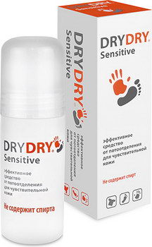 Dry dry sensitive эффективное средство от повышенного потовыделения