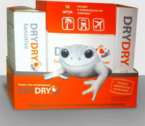 Лучшая защита от пота: антиперспирант drydry + drydry sensitive + салфетки drydry sensitive - Dry Dry