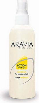 Лосьон против вросших волос (с экстрактом лимона) aravia professional