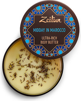 Крем-масло для тела "марокканский полдень" для подтяжки кожи зейтун