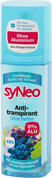 Дезодорант антиперспирант спрей syneo free