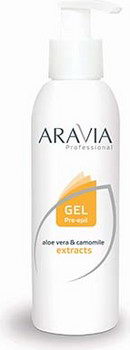 Гель перед депиляцией (для обезжиривания кожи) aravia professional