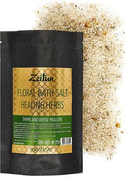 Цветочная соль для ванн целительные травы зейтун