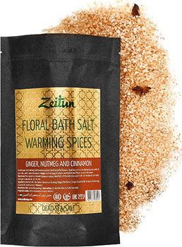 Ароматическая соль для ванн согревающие специи зейтун