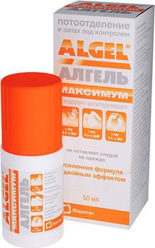 Алгель максимум дезодорант-антиперспирант длительного действия 50 мл - Зеленая Дубрава