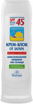 Крем-блок от загара spf 45 floresan