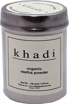 Сухой шампунь-маска для волос "ритха-мыльный орех" organic indian khadi