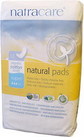 Натуральные женские прокладки natural pads super natracare