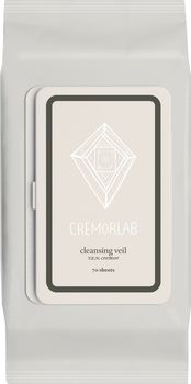 Салфетки для снятия макияжа. T.E.N. Cremor Cleansing Veil, 70 ps. - Cremorlab