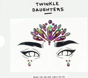 Патч для лица «треугольник» с розовыми кристаллами - Twinkle Daughters