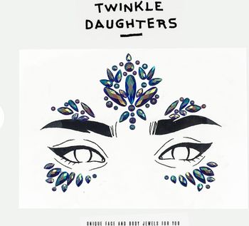 Патч для лица с синими кристаллами из пяти частей - Twinkle Daughters