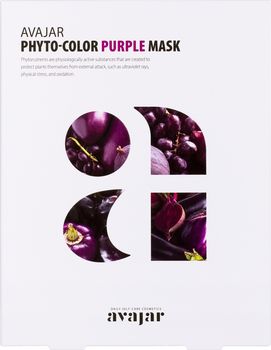 Avajar Phyto-Color Purple Mask- 1 уп. 10 шт.