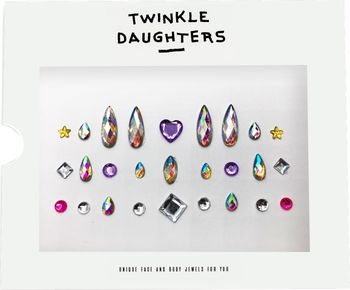Набор кристаллов для лица и тела мультиколор - Twinkle Daughters