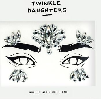 Патч для лица из пяти частей с прозрачными кристаллами - Twinkle Daughters