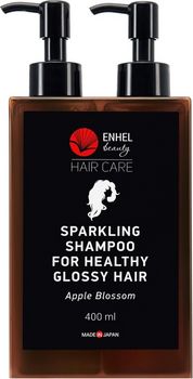 Шампунь для волос Sparklinng Shampoo for Healthy Glossy Hair, 400 ml - Enhel Beauty