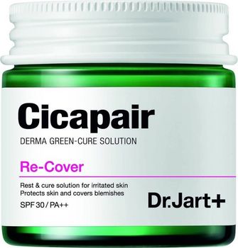Восстанавливающий СС крем Антистресс корректирующий цвет лица Cicapair, 50 ml - Dr.Jart+