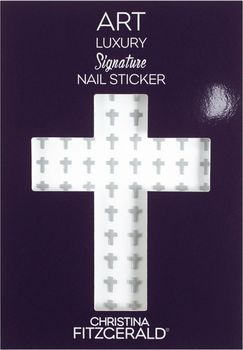 Арт-стикеры для ногтей Art Luxury Signature Nail Sticker «Gray Cross», 96 шт. - Christina Fitzgerald