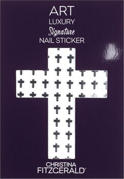 Арт-стикеры для ногтей Art Luxury Signature Nail Sticker «Black Cross», 96 шт. - Christina Fitzgerald